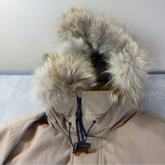 Canada Goose Men's Size 2XL Ontario Heritage Parka 6528M Tan w/Coyote Fur Winter - Picture 14 of 16